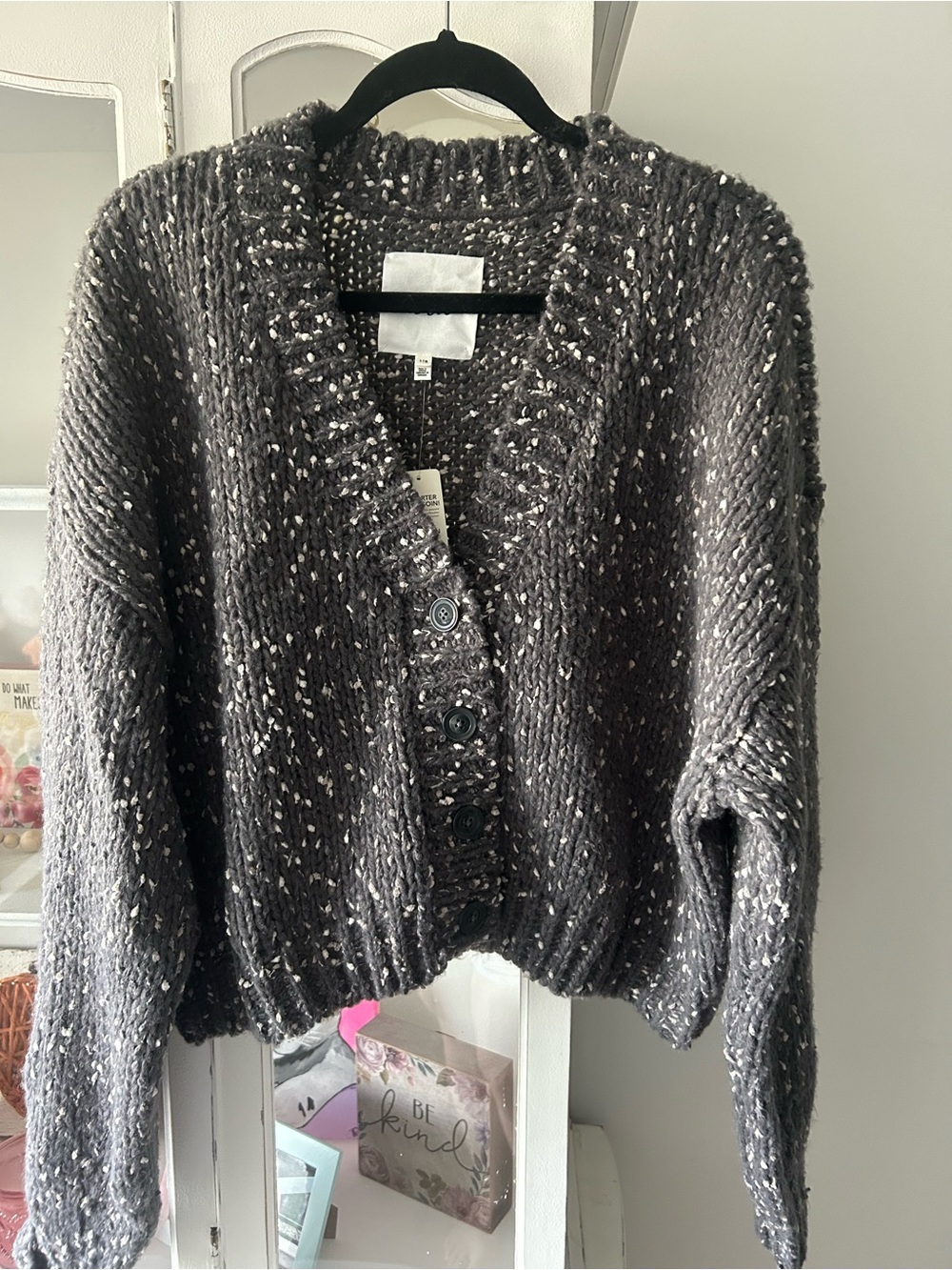 Aerie chunky confetti cardigan